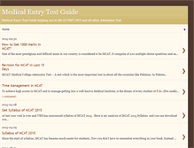 Tablet Screenshot of medicalentrytest.com